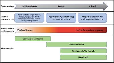 Immunomodulatory therapies for COVID-19
